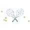 Tennis Wall Stencil | 1091 by Designer Stencils | Outdoor Stencils | Reusable Art Craft Stencils for Painting on Walls, Canvas, Wood | Reusable Plastic Paint Stencil for Home Makeover | Easy to Use & Clean Art Stencil